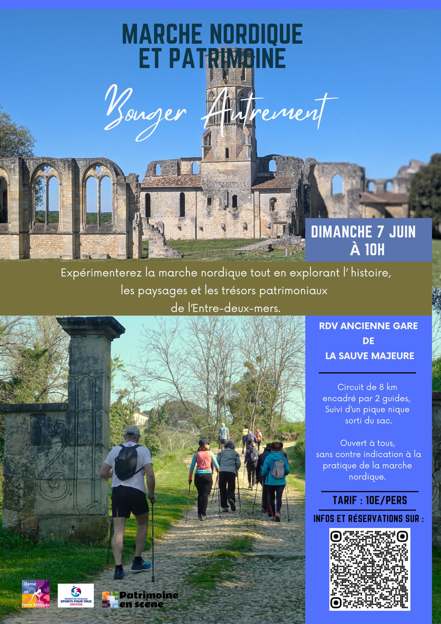 Lire la suite à propos de l’article BOUGER AUTREMENT… Marche Nordique et Patrimoine