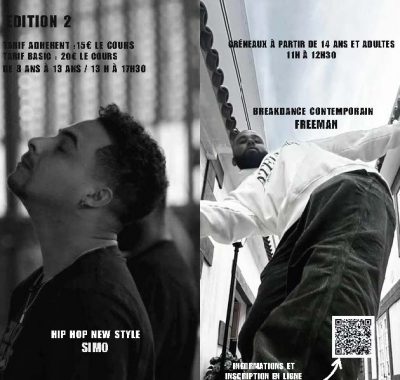 Affiche stage Hip Hop 2-11-25 Affiche stage Hip Hop 2-11-25