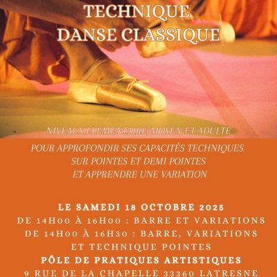 Stage technique classique 25-26 Stage technique classique 25-26